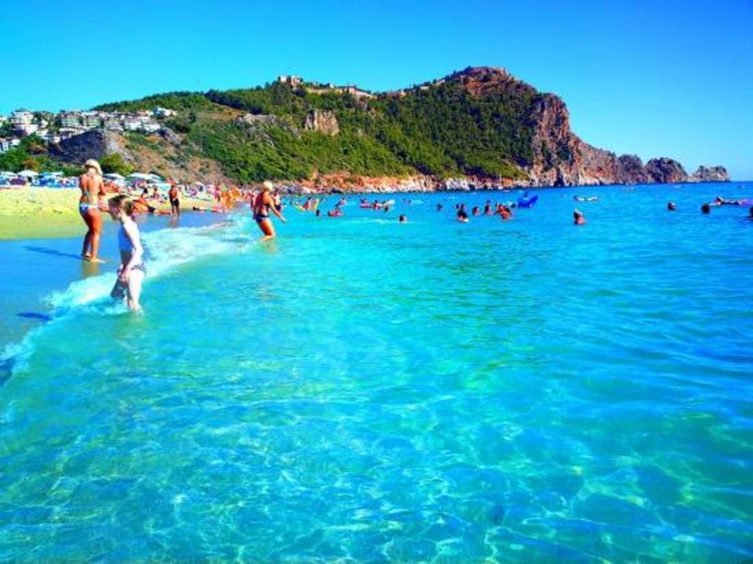 Palm Beach Cleopatra House, Beautiful Private Apartment Just 300 Meters To Cleopatra Beach 14 With Umbrellas, Bikes And Many Extras Included! Alanya Dış mekan fotoğraf